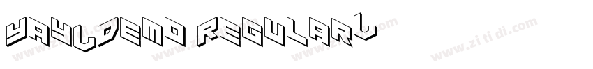 Yay_Demo Regular字体转换